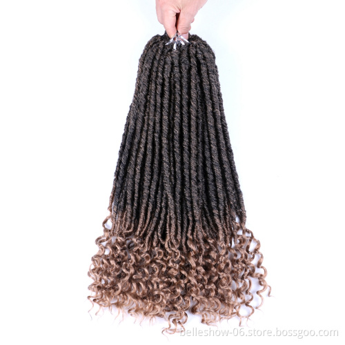 Hot sell faux locs crochet braids hair faux locks crochet hair extension faux locs crochet hair dreadlock